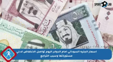 أسعار الجنيه السوداني أمام الدولار اليوم تواصل الانخفاض لأدنى مستوياتها وسبب التراجع